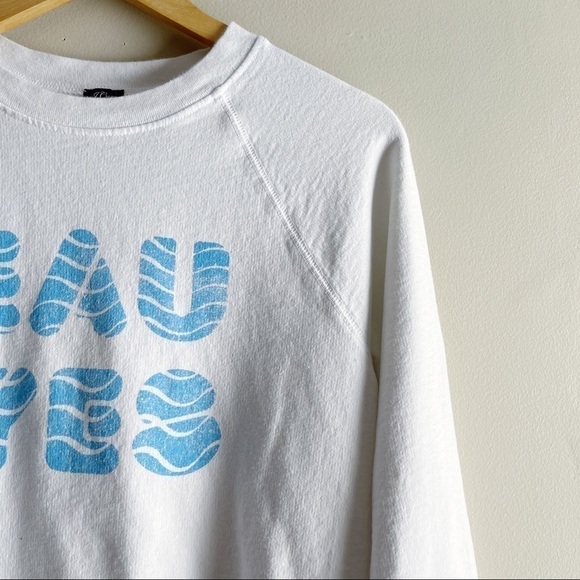 J.Crew x Charity:‎ Water "Eau Yes" Crewneck Sweatshirt in White, Size XS - Picture 5 of 12